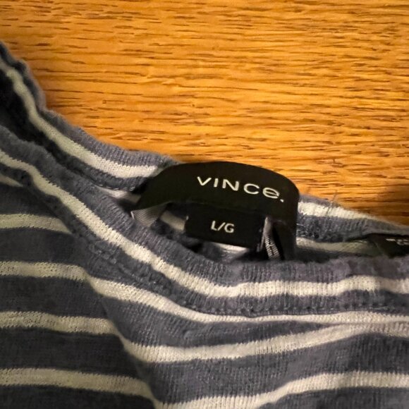 Vince Long-Sleeve Striped Tee - Picture 3 of 3